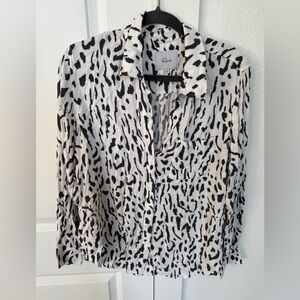 Rails Black and White Button Down Shirt